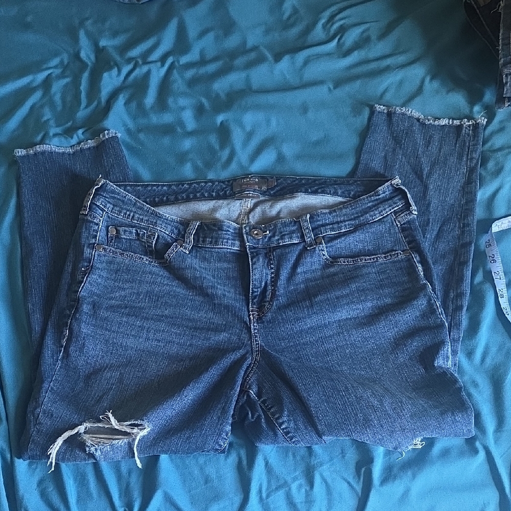 Torrid Vintage Stretch Cropped Boyfriend Jeans